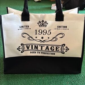 New Vintage Canvas Tote Bag
